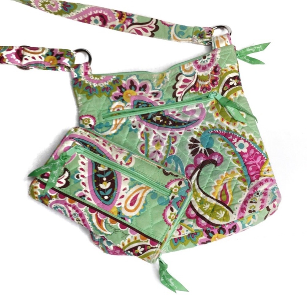 Vera Bradley Crossbody Purse and Wallet Bundle Set